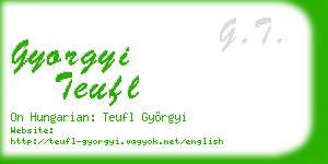 gyorgyi teufl business card